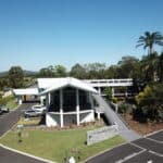 front aerial view of gold coast memorial park
