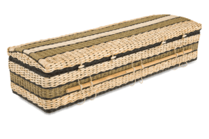 Wicker Coffin