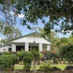 nature outside funeral chapel in Logan, Gold Coast