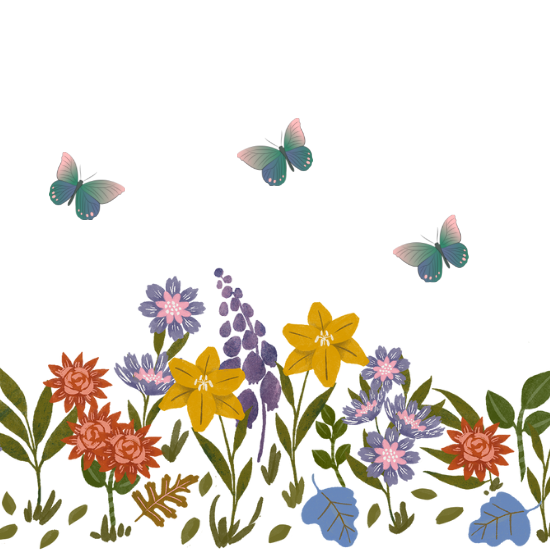 flowers and butterflies memorial gardens