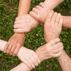 hands holding after asking for help